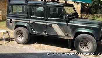 Watford: Land Rover Defender 'stolen' from Wiggenhall Road