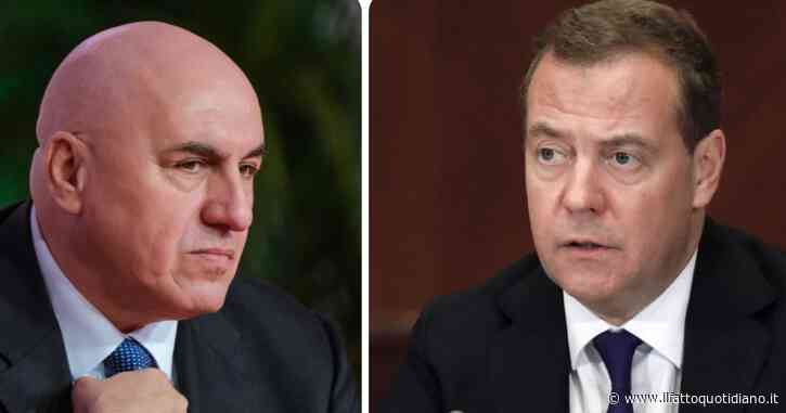 Medvedev attacca Crosetto: “Raro eccentrico”. Il ministro: “Se è sciocco aiutare nazione aggredita, lo sono”