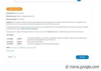 Canucks game blacked out in some areas for first two periods - Cochrane Times Post