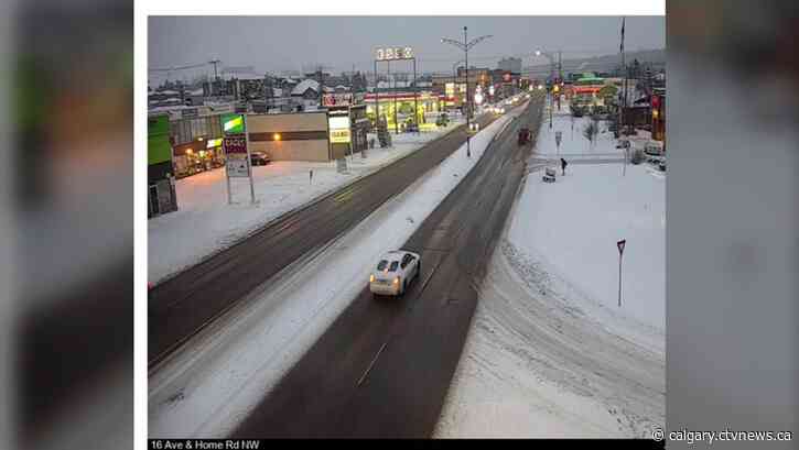 City crews plowing priority routes as snowfall slows