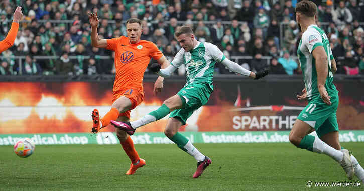 Werder gewinnt temporeiches Spiel gegen Wolfsburg