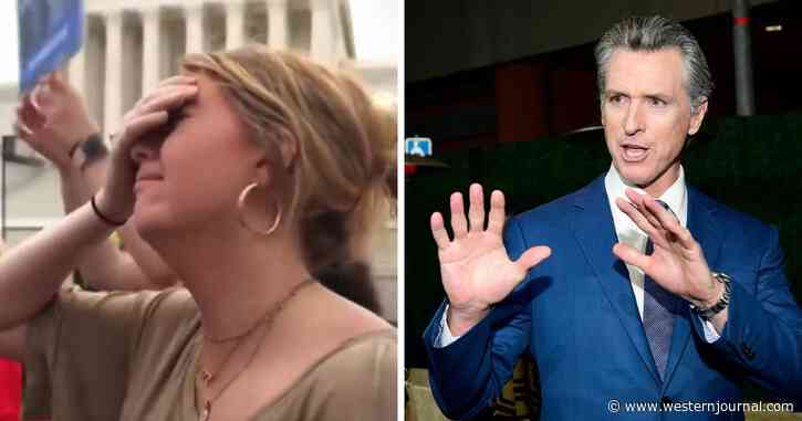Crying Woman Featured in Gavin Newsom's Ad Speaks Out: 'Stop Using My Face'