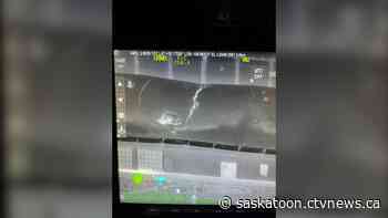 Fire and police respond to roof collapse in northwest Saskatoon