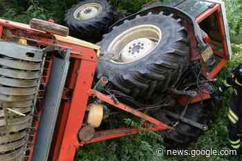 Settimo Torinese. Si ribalta un trattore. Conducente grave al Cto - CentoTorri