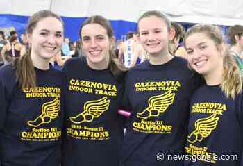 Cazenovia girls indoor track rises to second at Utica meet - Eagle News Online