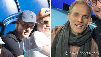 Tuchel privat bei den Australian Open: Fans feiern Trainer für Mode ... - tz.de