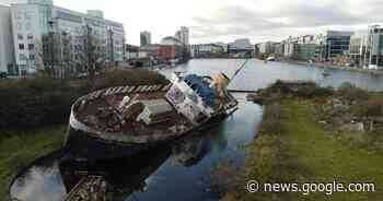 Dublin's ghost ship: Future of capsized ferry remains in watery limbo - The Irish Times