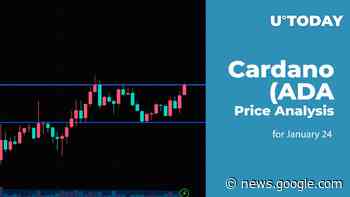 Cardano (ADA) Price Analysis for January 24 - U.Today
