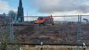 Work begins to clear land at site close to Blackburn town centre