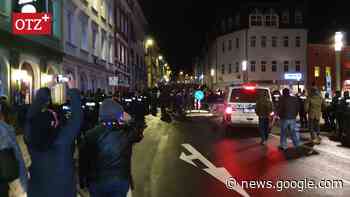 Polizeitaktik: Demonstranten in Schleiz "von hinten ... - Ostthüringer Zeitung
