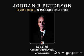 Jordan B. Peterson coming to Abbotsford in May - Cloverdale Reporter - Cloverdale Reporter