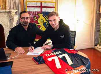 UFFICIALE: Dragus in prestito con diritto di riscatto al Genoa - Pianetagenoa1893.net