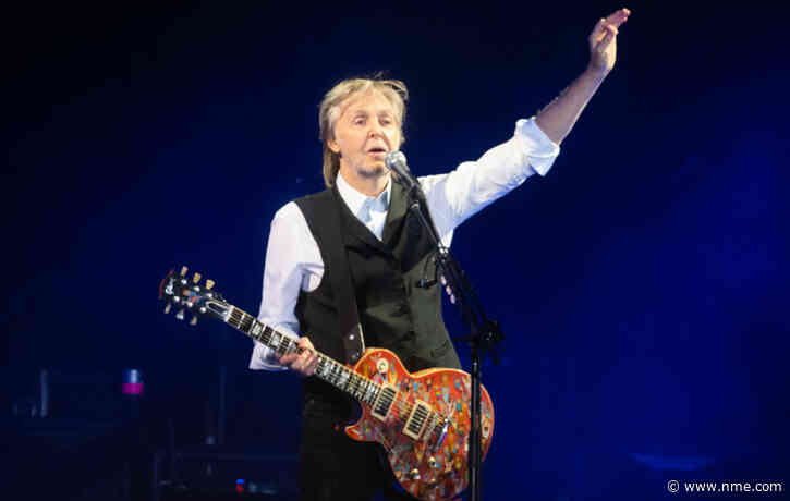 Watch Paul McCartney almost get run over while recreating iconic Beatles album cover