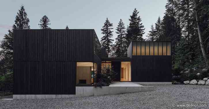 Leckie Studio creates timber-clad house to frame mountain views