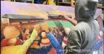 The Sunderland artist who paints SAFC fans and depictions of the city's shipbuilding past
