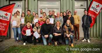 Twaalf cursisten vervolledigen opleiding Eerste Hulp bij Rode Kruis - Het Laatste Nieuws