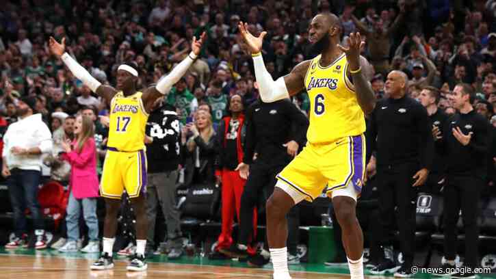 'We got cheated': LA Lakers furious after missed foul in loss to Boston Celtics - CNN