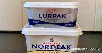 Comparing the cost of Lurpak, Aldi, Lidl and Morrisons butter a year apart
