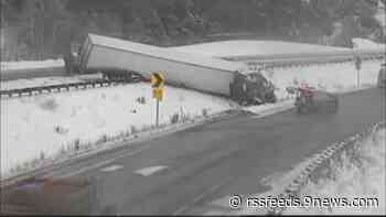 Interstate 70 near Eagle back open after semi crash