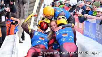 Rodeln: Teamstaffel holt Gold, Langenhan wird Vizeweltmeister