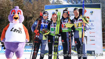 Biathlon-EM: Mixed-Staffel holt zum Abschluss die nächste Medaille