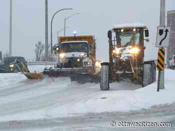 Winter weather advisory in effect for Ottawa Sunday