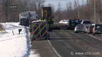6 dead, 3 injured in crash between bus and box truck in upstate New York