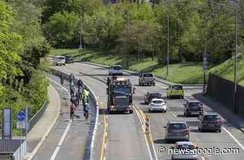 Radweg an der B 37 soll dauerhaft bleiben - Heidelberg ... - Mannheimer Morgen