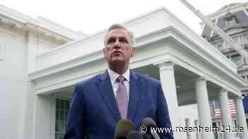 Top-Republikaner McCarthy schließt Zahlungsausfall aus