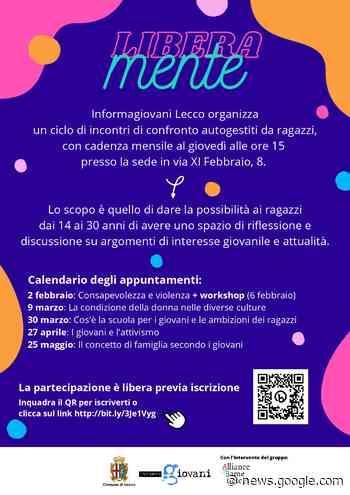 notizie da Lecco e provincia » Ciclo d'incontri "LiberaMENTE" all ... - ResegoneOnline