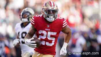 49ers No. 2 RB Mitchell inactive for title game
