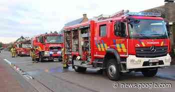 Garage in Neervenweg raakt ernstig beschadigd na felle brand - Het Laatste Nieuws