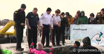 Edmontonians partake in Polar Plunge Special Olympics fundraiser