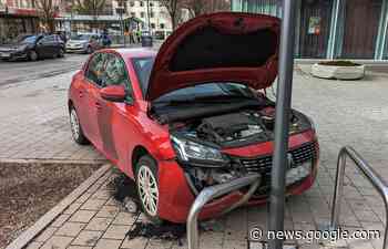 Auto kracht in Bad Reichenhall ohne Lenkerin in Fahrradständer - Passauer Neue Presse - PNP.de