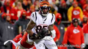 Bengals draw even on Tee Higgins TD catch