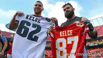 2023 Super Bowl: Jason Kelce says he's 'done being a Chiefs fan' after Travis Kelce joins him in title game