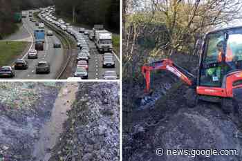 Delays on A31 in New Forest due to broken pipe - Bournemouth Echo