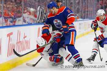 What time is it for Evan Bouchard? Right on schedule