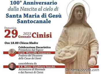 Celebrazione per Santa Maria di Gesù Santocanale nel centenario ... - Monreale News