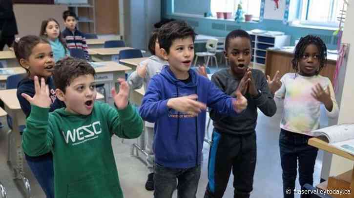 Children of asylum seekers experience Quebec cultural ritual: French welcome classes