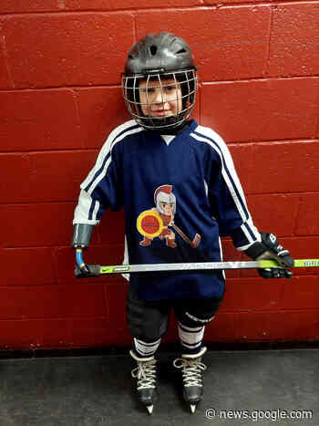 Clive champ hits the ice thanks to The War Amps - Lacombe Express - Lacombe Express