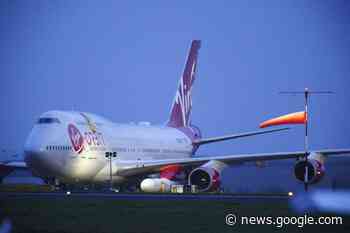 Plane carrying rocket takes off for 1st UK satellite launch - Lacombe ... - Lacombe Express