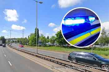 Driver was 'slumped over asleep' in Waterfields Way, Watford
