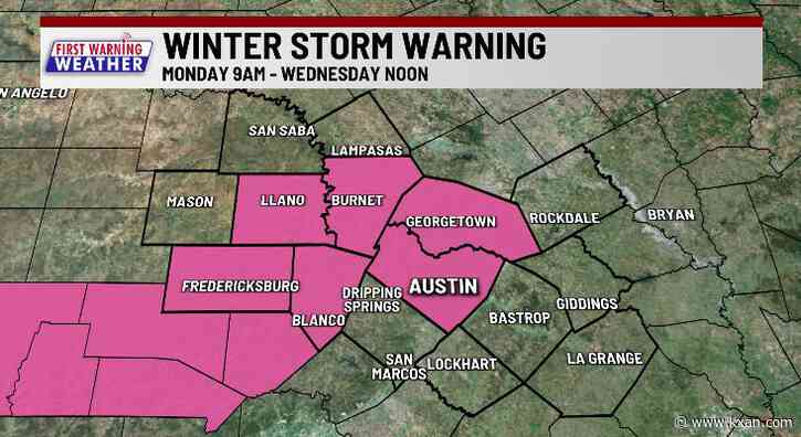 Winter Storm Warnings issued for significant ice threat