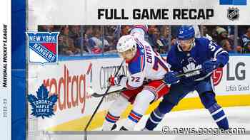 Marner scores 19 seconds into OT, Maple Leafs rally past Rangers - NHL.com