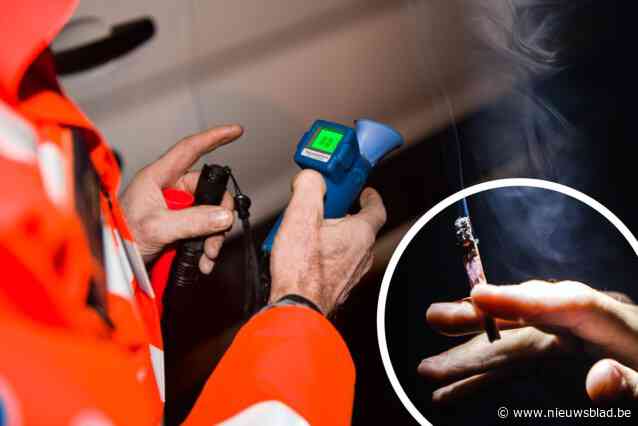 Politie betrapt dertig bestuurders onder invloed achter stuur: “Één had kort voor onze controle drie joints gerookt”