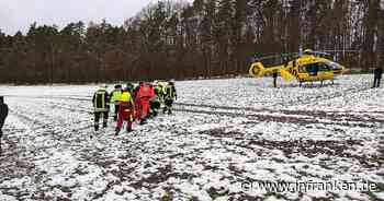 Geiselwind: Unfall mit Kettensäge - Feuerwehr hilft Rettungsdienst