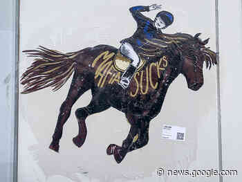 “Mafia Sucks”, l’opera di Laika vicino al carcere de L’Aquila - Arte Magazine