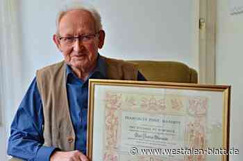 Sein Herz schlägt für das Ehrenamt: Heinz Blömeke aus Niesen geehrt