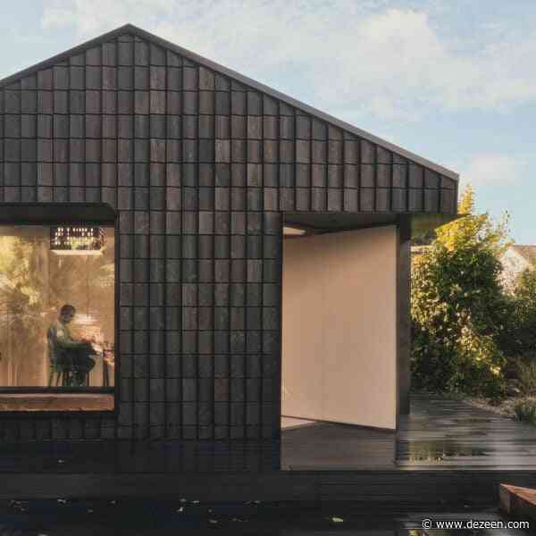 Hyperspace converts suburban garage into Dark Matter garden studio